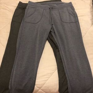 Large hitned blue & grey joggers